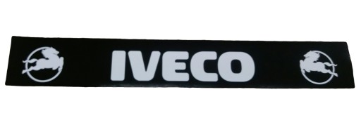 Брызговик прицепа IVECO, черно-белый