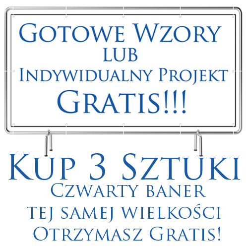 Gotowe Projekty REKLAMA 2mx1m -Lody Kręcone Wzory