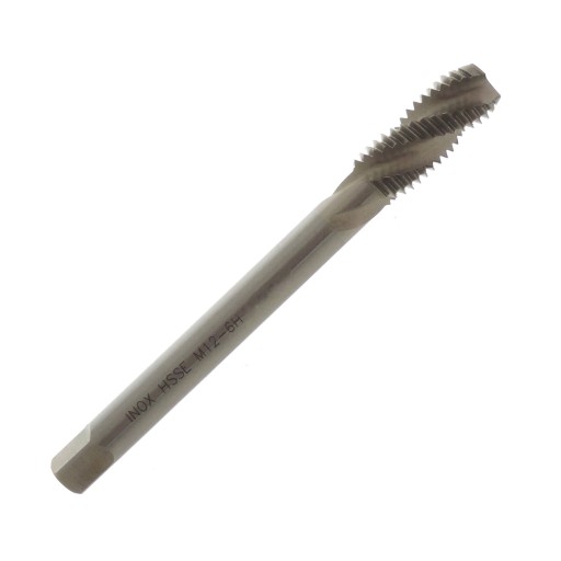 GWINTOWNIK MASZYNOWY SKRĘTNY HSSE INOX M12 KOBALT
