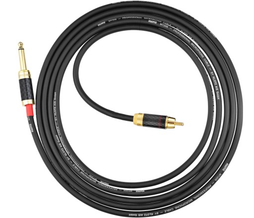 Кабельный кабель 2x 6,3 Jack mono - 2x RCA Klotz 18м
