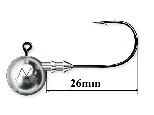 Джиг-головка MUSTAD CLASSIC 3 шт 1/0 10 г.