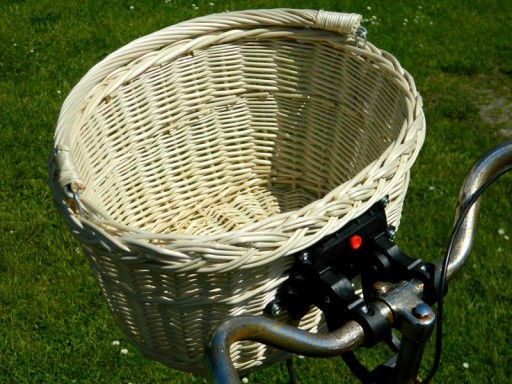 Корзина для велосипеда CLICK front BIKE BASKET, БЕЛАЯ