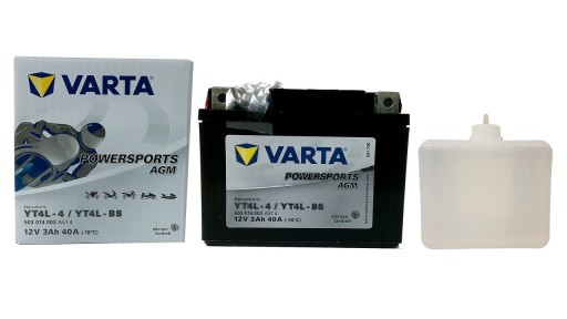 АККУМУЛЯТОР VARTA AGM YT4L-BS/T4L-BS 12В 3Ач 40А