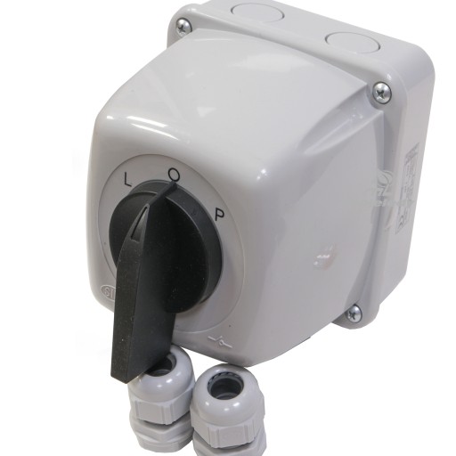 ELEKTROMET ŁĄCZNIK KRZYWKOWY IP44 25A L-O-P 922529