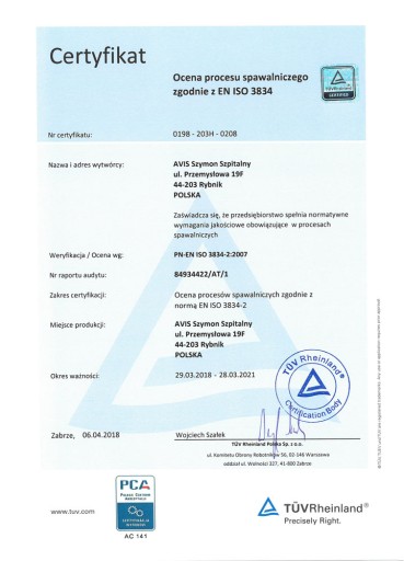 Balustrada balkonowa barierka ze stali nierdzewnej długość 1 m