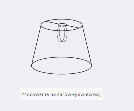 МОЮЩИЙСЯ абажур ПВХ 8x12x11 КРЕМОВЫЙ