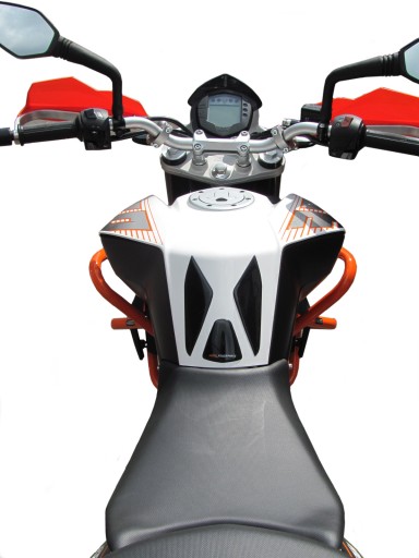 Пороги HEED KTM 390 DUKE (13-16) - оранжевые