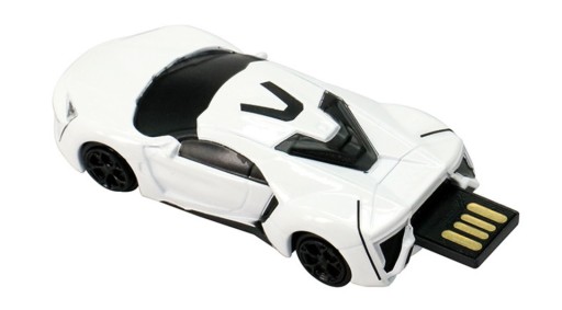 USB-НАКОПИТЕЛЬ 32 ГБ LYKAN CAR WHITE AUTO CAR