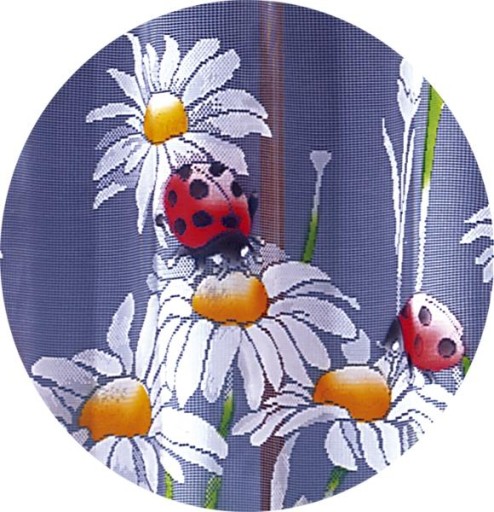 Короткая кухонная штора, разноцветная LODYBUGS FLOWERS 70см 623568