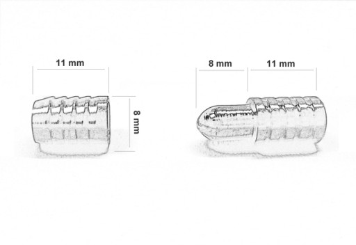 ФИКСИРУЮЩИЙ ШТЫРЬ ДЛЯ РАЗЪЕМА СТАБИЛИЗАТОРА СТОЛЕШНИЦЫ 8x22MM