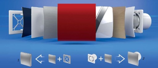 AWENTA WENTYLATOR PANEL ESCUDO PEZ100 ZŁOTY SYS+