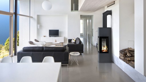 Kominek Piec Wolnostojący Stal Thor View 5,5-10kW