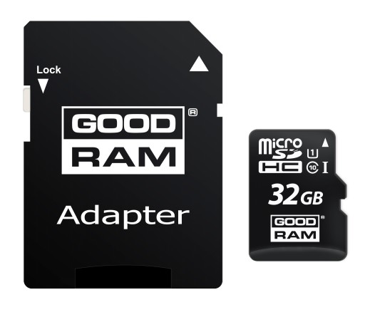 КАРТА GOODRAM MICRO SD 32 ГБ CL 10 UHS + МИКРО-РИДЕР