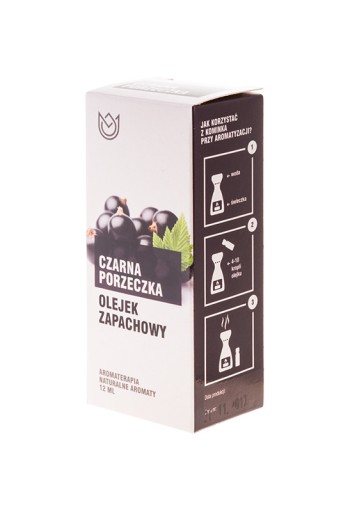 Olejek zapachowy CZARNA PORZECZKA 10ml NATURALNE AROMATY DO KOMINKA