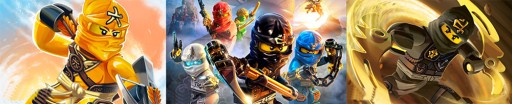 3D-наклейка LEGO NINJAGO XXXXXXXXXXL 166 см x 100 см