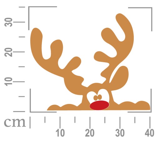 РОЖДЕСТВЕНСКИЕ НАКЛЕЙКИ ОКНО ОКНО ОТДЕЛКА ОЛЕНЕЙ