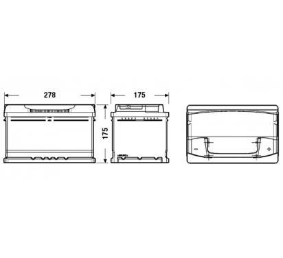 АККУМУЛЯТОР CENTRA FUTURA 72 Ач, 720 А CA722