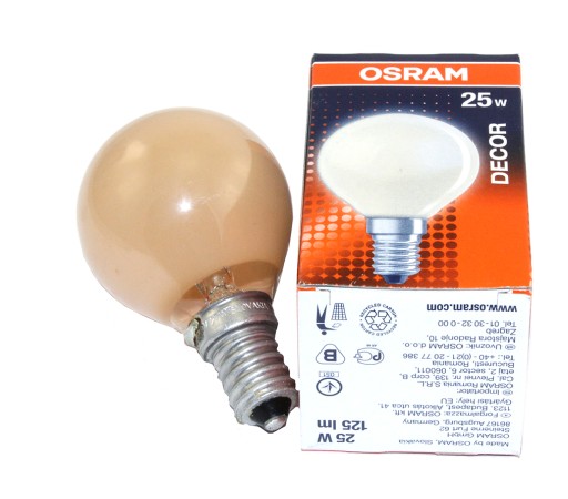 ТРАДИЦИОННАЯ ЛАМПА OSRAM DECOR FLAME 25W 230V E14