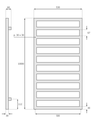 для ванной комнаты ДЕКОРАТИВНЫЙ 100x53 PORTO GRAPHITE PEARL