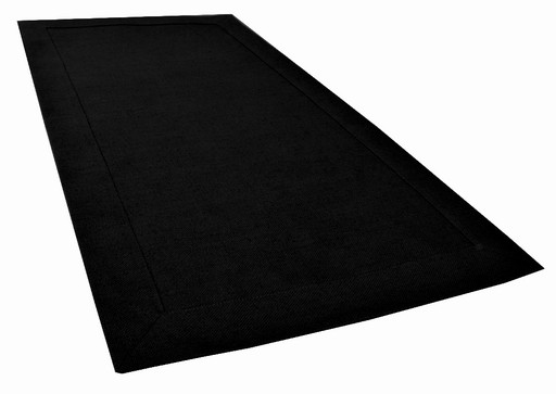 Bieżnik CZARNY PŁÓCIENNY 60x120 bawełna Justyna