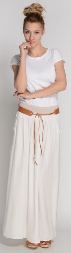 ЛЕТО воздушная длинная юбка MAXI BOHO BEIGE S, M, L