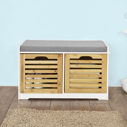SoBuy Галошница С SEAT Bench Corridor 2 ящика FSR23-K-WN
