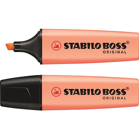 Оранжевый пастельный хайлайтер Stabilo Boss Pastel 70/126