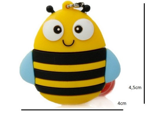 USB-НАКОПИТЕЛЬ 32 ГБ ПЧЕЛА, МЕДВЕДЬ, ЖИВОТНОЕ, ОСА, ВЫСОТА 24