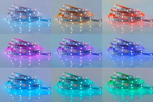 KIT SMD RGB 5050 Светодиодная лента, пульт, 2м