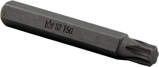 BIT KOŃCÓWKA 10MM TORX T50 x 75MM S2 SZEŚCIOKĄTNA