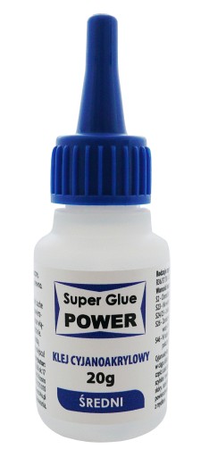 Klej cyjanoakrylowy Średni CA Super Glue 100 sztuk