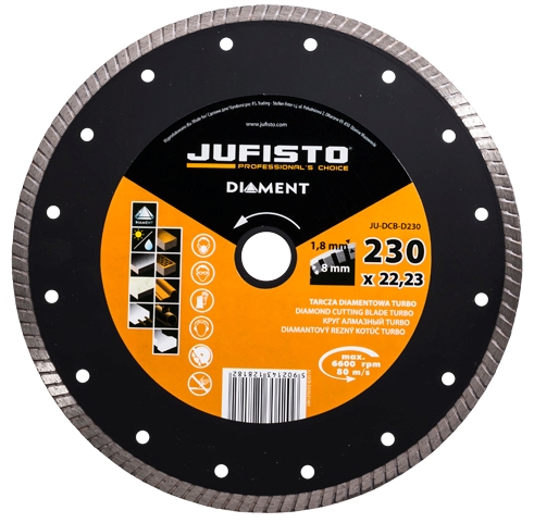 DIAMOND SHIELD 230х22,2 ЧЕРЕПИЦА, КИРПИЧ, БЕТОН