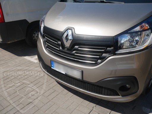 Накладки на переднюю решетку Решетка Renault Trafic 2014+