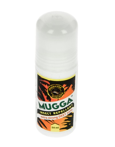 ШАРИКОВОЕ ОТ КЛЕЩЕЙ И КОМАРОВ MUGGA STRONG 50% DEET