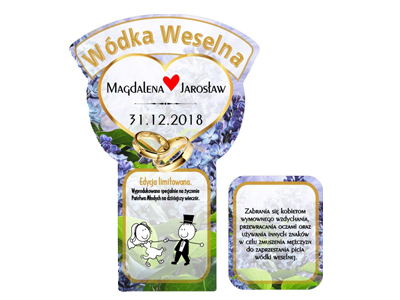 ETY16 NAKLEJKI ETYKIETY WÓDKĘ ŻUBRÓWKA ZESTAW BODOS