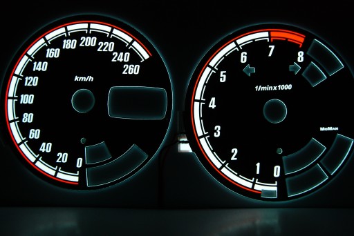Alfa Romeo 156 Tarcze licznika INDIGLO wzór 1