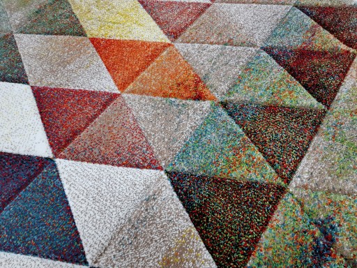 Dywan BELIS ESSENCE 3D 200x290 TRÓJKĄTY ROMBY beż
