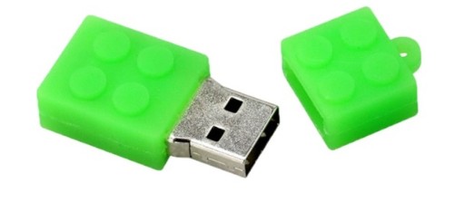 USB-НАКОПИТЕЛЬ LEGO BLOCKS GREEN FUN, 16 ГБ