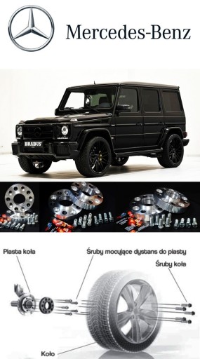 ПРОСТАВКИ 5x130 MERCEDES G-CLASS W460 GELENDA 50мм