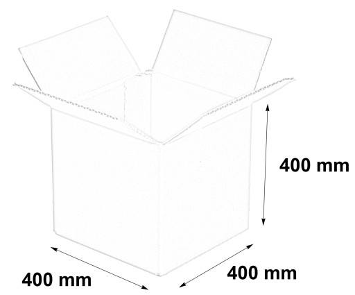 КОРОБКА КАРТОННАЯ ПЛОТНАЯ 400x400x400 5W 650gBC 1 шт.