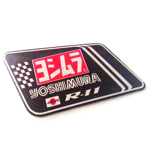 ЭМБЛЕМА ЗНАК АЛЮМИНИЕВЫЙ ГЛУШИТЕЛЬ YOSHIMURA R11