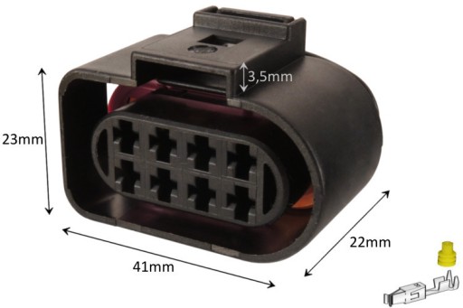 ЗАГЛУШКА ФАРЫ CUBE AUDI SKODA OCTAVIA VW 8D0973734