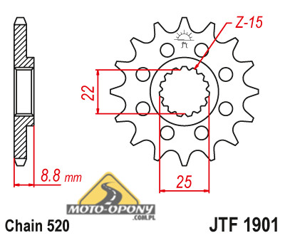 Цепь KTM 125 SX Sup + усиленные звездочки.