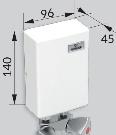 OGRZEWACZ WODY WIJAS PERFECT 3,5KW Z BATERIĄ METAL