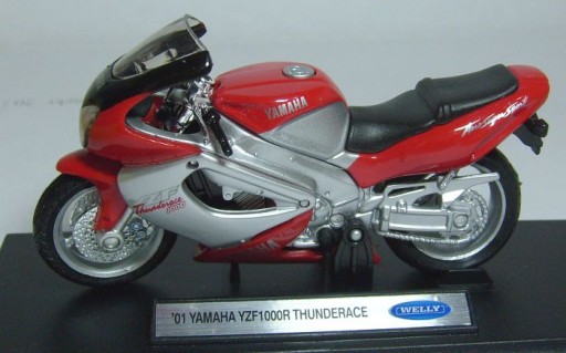 МОТОР YAMAHA YZF1000R THUNDERACE МЕТАЛЛИЧЕСКИЙ ВЕЛЛИ 1:18