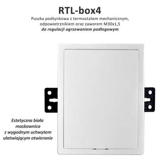 Podtynkowy OGRANICZNIK TEMPERATURY ZAWÓR DO PODŁOGÓWKI RTL BOX 3/4