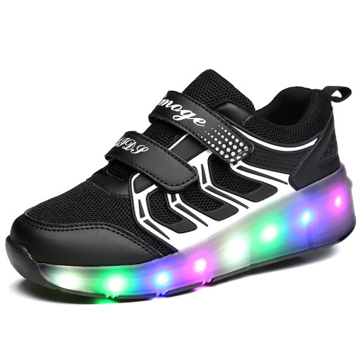 BUTOROLKI BUTY LED Z KÓŁKAMI WROTKI ROLKI Świecące