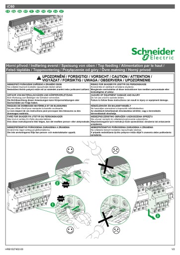 Автоматический выключатель SCHNEIDER 1P, предохранитель C25A