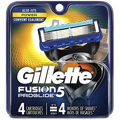 Картриджи Gillette Fusion5 Proglide 4шт (Power) США