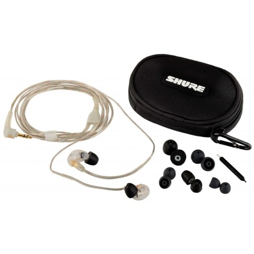 Прозрачные внутриканальные наушники Shure SE215-CL-EFS